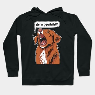 Angry Nova Scotia Duck Tolling Retriever Hoodie